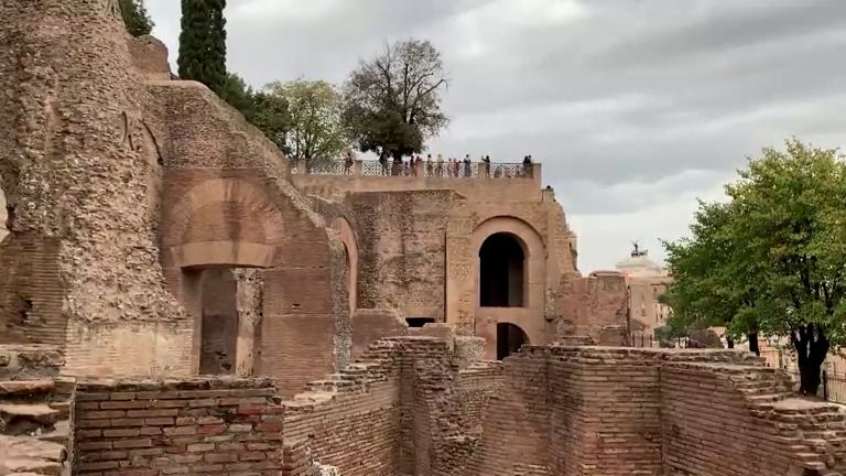 Domus Tiberiana na Palatinu je po 50 letech opět přístupný návštěvníkům